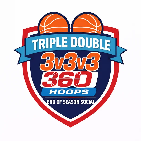 Triple Double 3v3v3 – End of Season Social Logo